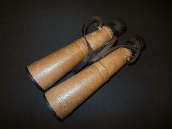 WW2 German Wehrmancht Hensoldt - 10x50 PANZER ROOF PRISM BINOCULARS - RARE! - Image 13