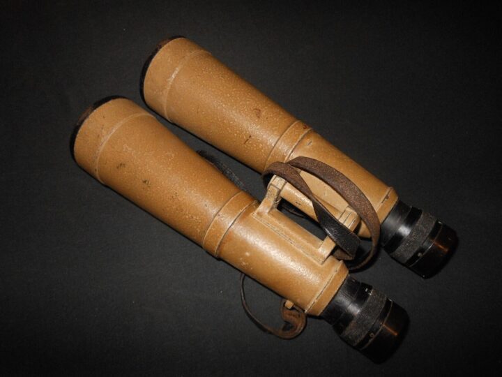 WW2 German Wehrmancht Hensoldt - 10x50 PANZER ROOF PRISM BINOCULARS - RARE! - Image 4