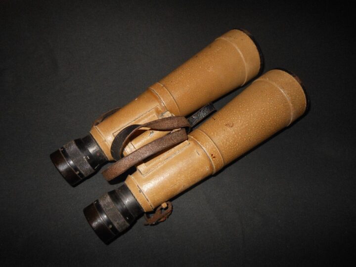 WW2 German Wehrmancht Hensoldt - 10x50 PANZER ROOF PRISM BINOCULARS - RARE! - Image 5