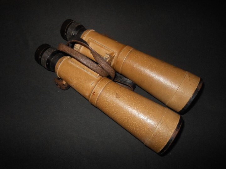 WW2 German Wehrmancht Hensoldt - 10x50 PANZER ROOF PRISM BINOCULARS - RARE! - Image 6