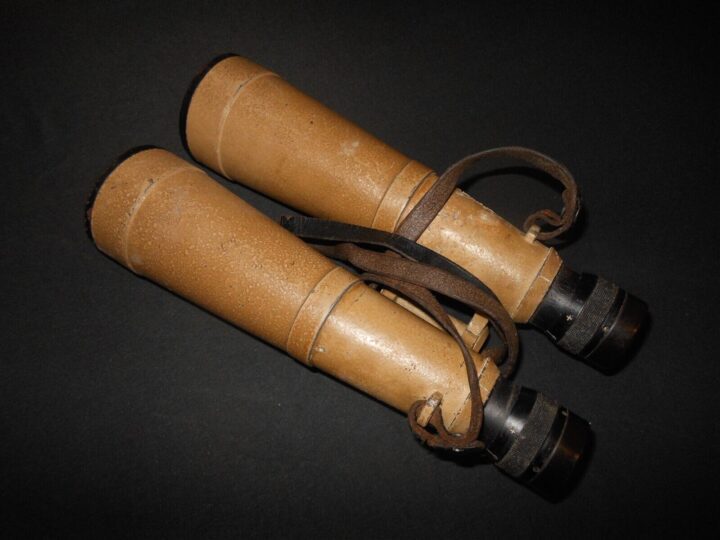 WW2 German Wehrmancht Hensoldt - 10x50 PANZER ROOF PRISM BINOCULARS - RARE! - Image 7