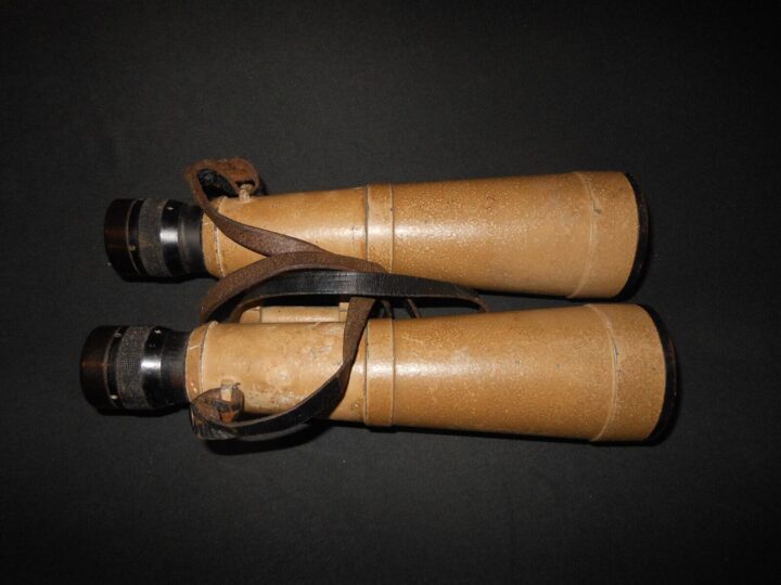 WW2 German Wehrmancht Hensoldt - 10x50 PANZER ROOF PRISM BINOCULARS - RARE! - Image 9