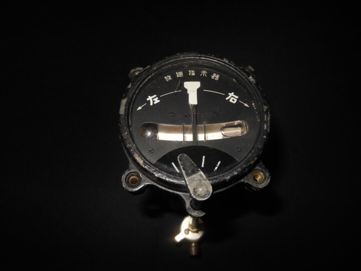 WW2 Imperial Japanese Army Aircraft - TYPE 97 TURN & BANK INDICATOR - NICE! - Image 3