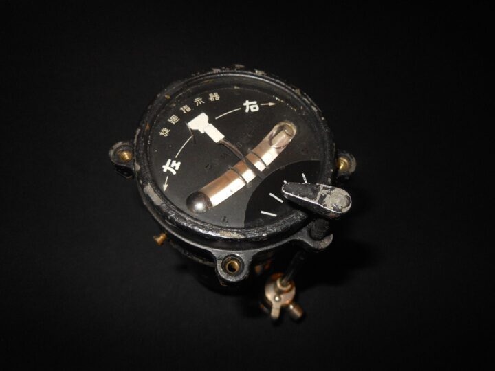 WW2 Imperial Japanese Army Aircraft - TYPE 97 TURN & BANK INDICATOR - NICE!