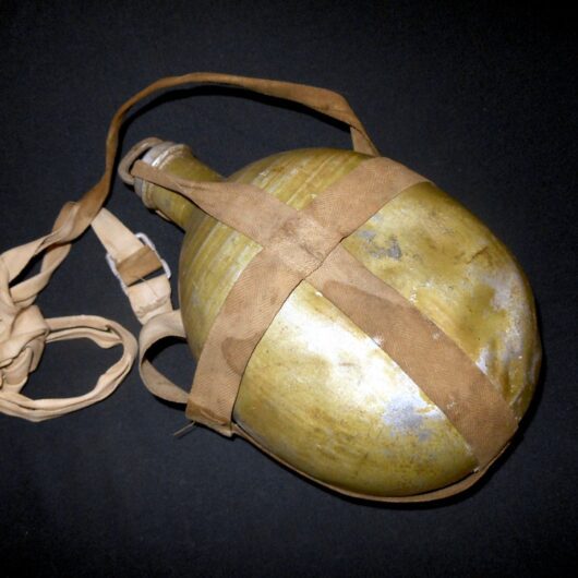 WW2 Imperial Japanese Army Suitō - CANTEEN WITH CUP - ALUMINUM FIELD BOTTLE #2