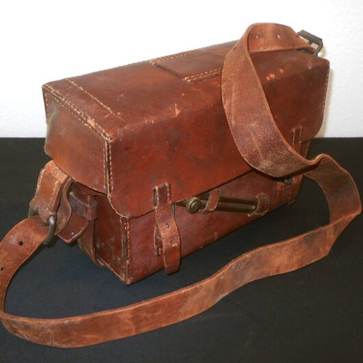 WW2 Imperial Japanese Army - TYPE 92 FIELD TRENCH PHONE LEATHER CASE - NICE!