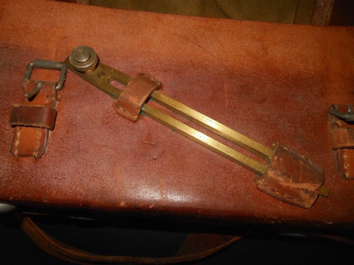 WW2 Imperial Japanese Army - TYPE 92 FIELD TRENCH PHONE LEATHER CASE - NICE! - Image 7