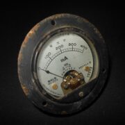 WW2 Imperial Japanese Navy - ELECTRICAL AMMETER - SHIPS & SUBMARINES - RARE!