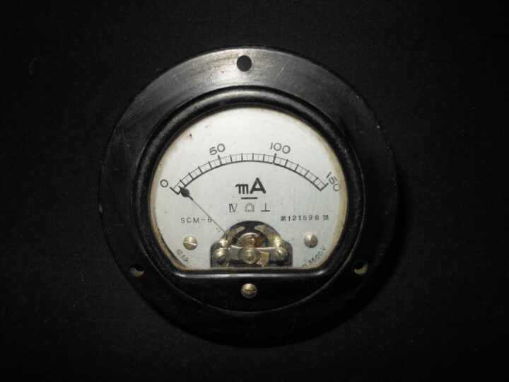 WW2 Imperial Japanese Navy - ELECTRICAL AMMETER - SHIPS & SUBMARINES - RARE! - Image 3