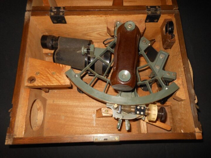 WW2 Imperial Japanese Navy - TYPE 93 NAVIGATIONAL SEXTANT - TAMAYA - BOXED! - Image 20