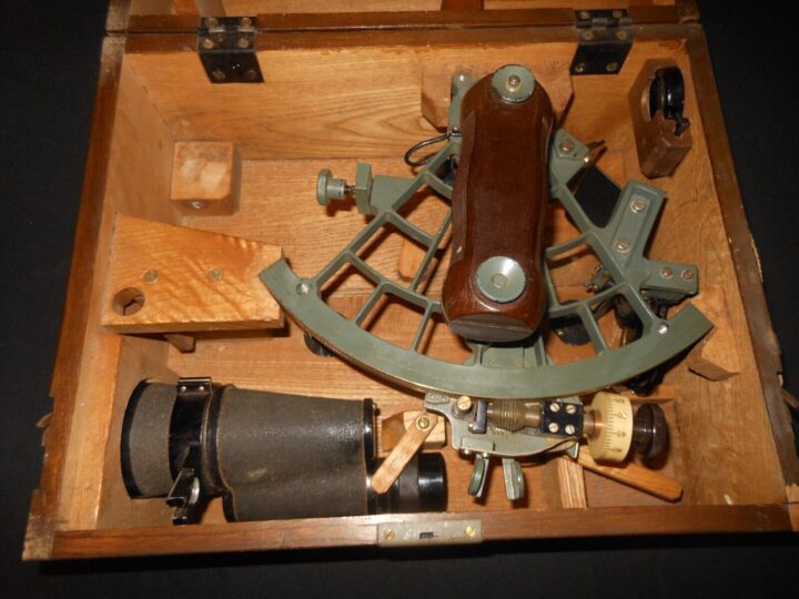 WW2 Imperial Japanese Navy - TYPE 93 NAVIGATIONAL SEXTANT - TAMAYA - BOXED! - Image 22