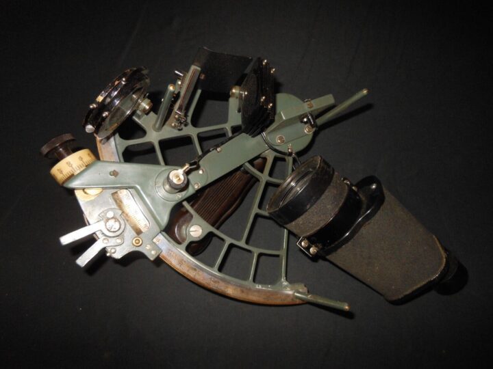 WW2 Imperial Japanese Navy - TYPE 93 NAVIGATIONAL SEXTANT - TAMAYA - BOXED! - Image 4