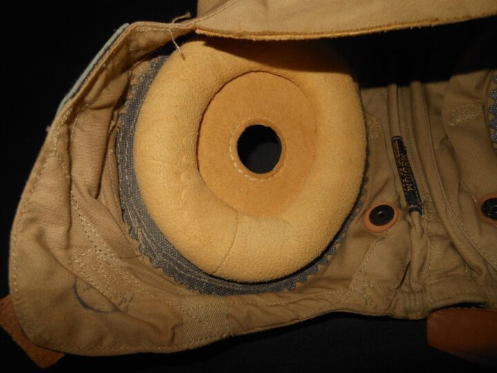 WW2 US Army Air Force Aircraft - TYPE AN-H-15 FLIGHT HELMET - NICE! - Image 13