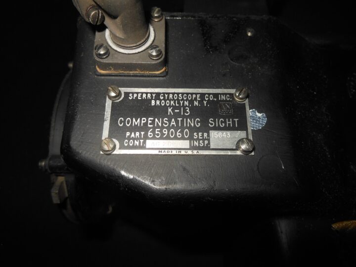 WW2 US Army Aircraft - SPERRY K-13 COMPENSATING GUNSIGHT - B-17 B-24 - NICE! - Image 9