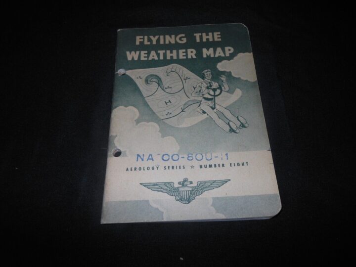 WW2 US Navy Training Handbook - FLYING THE WEATHER MAP - PBY Gunner Vet Estate - Image 3