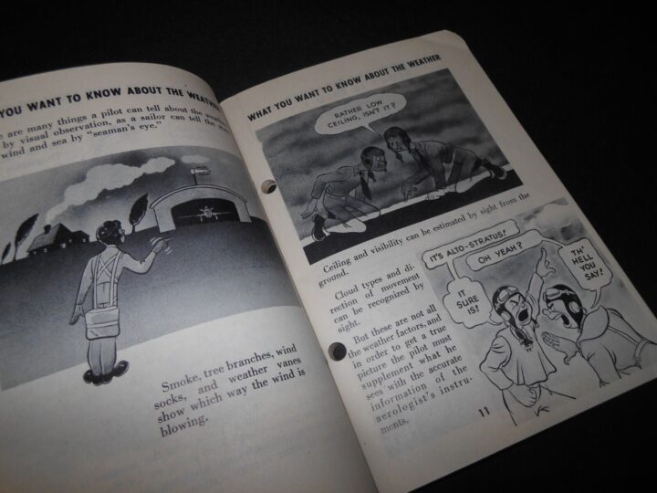 WW2 US Navy Training Handbook - FLYING THE WEATHER MAP - PBY Gunner Vet Estate - Image 5