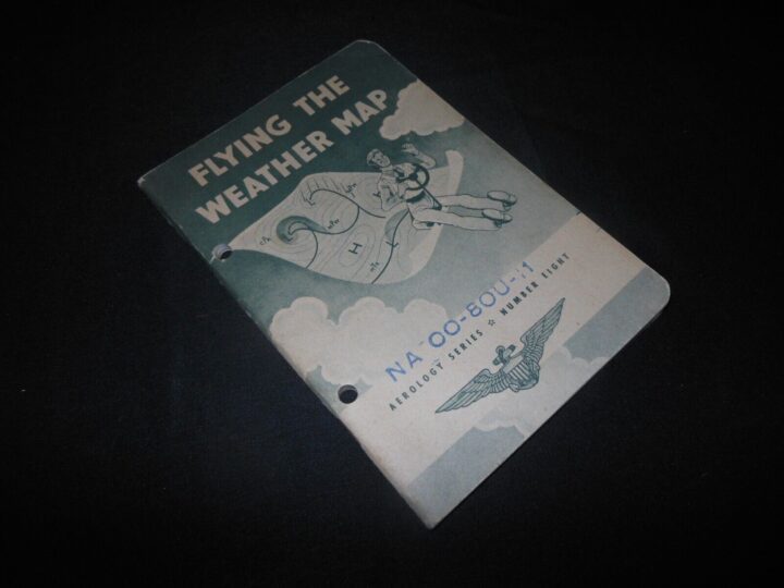 WW2 US Navy Training Handbook - FLYING THE WEATHER MAP - PBY Gunner Vet Estate