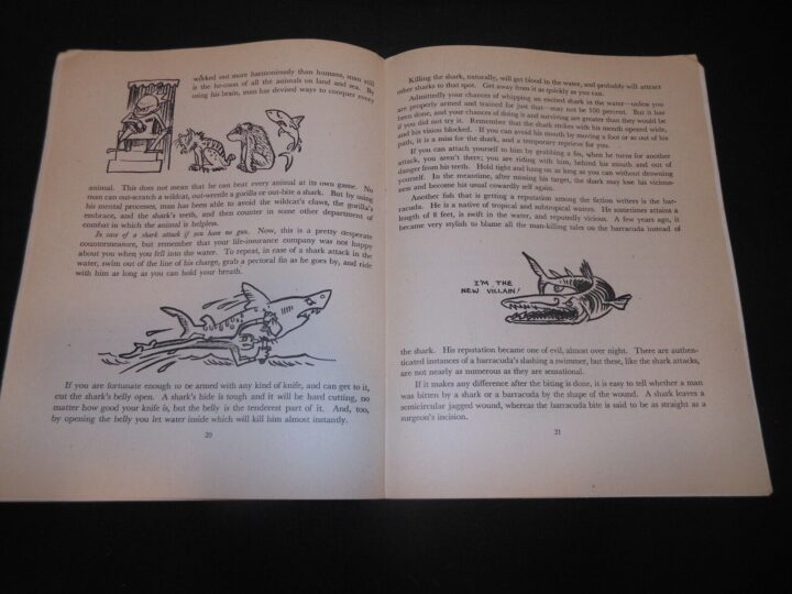 WW2 US Navy Training Handbook - SHARK SENSE - PBY Gunner Veteran Estate - Image 9