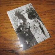 WW II German Air Force Leutnant Hermann Buchner Autograph - NICE!