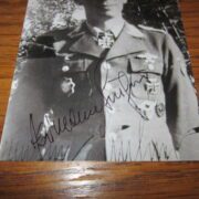 WW II German Air Force Leutnant Hermann Buchner Autograph - NICE! - Image 3