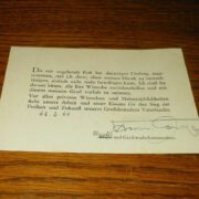 WW II German Air Force - OBERST HERMANN GRAF - WARTIME SIGNATURE - RARE! - Image 3