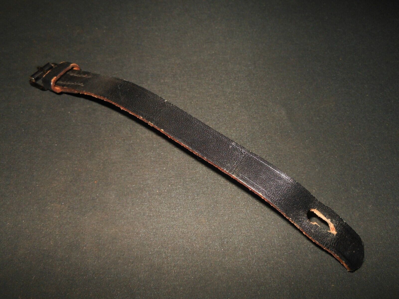 WW II German WH HEER LW – 1944 / 1945 LEATHER LOWER CANTEEN STRAP ...