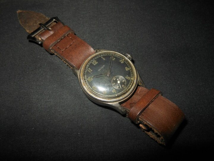 WW II German WH Heer Dienstuhr - PERSONAL SERVICE WATCH - BULLA - PUBLISHED! - Image 3