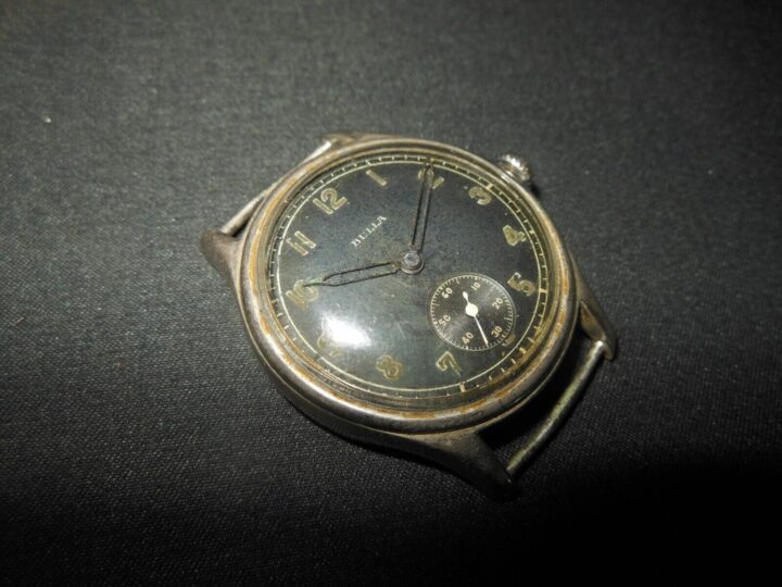 WW II German WH Heer Dienstuhr - PERSONAL SERVICE WATCH - BULLA - PUBLISHED! - Image 5