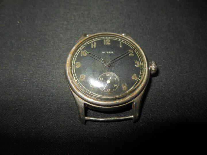 WW II German WH Heer Dienstuhr - PERSONAL SERVICE WATCH - BULLA - PUBLISHED! - Image 6