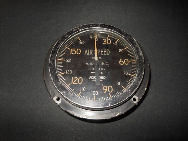 WW1 US Army Aviation Signal Corps Aircraft - TYPE E AIR SPEED INDICATOR - RARE! - Image 3