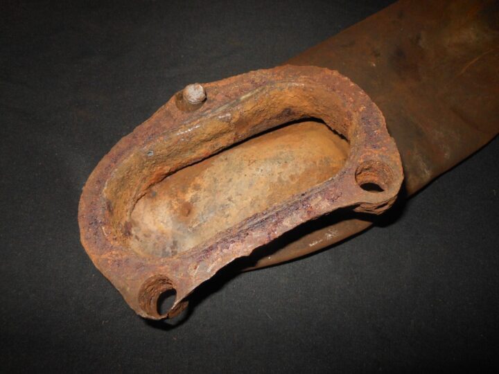 WW2 German Luftwaffe Aircraft - DB601 ENGINE EXHAUST STUB - Me109 E7 - RUSSIA - Image 3