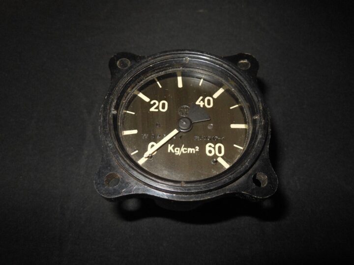 WW2 German Luftwaffe Aircraft Druckmesser - PRESSURE GAUGE - Me262 He162 - NICE! - Image 3