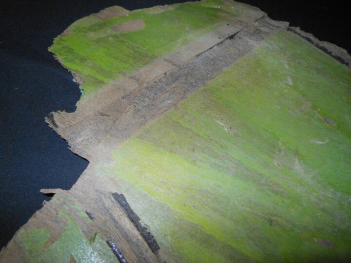 WW2 German Luftwaffe Aircraft - WOOD HORIZONTAL STABILIZER RELIC - Me109 G10 - Image 9