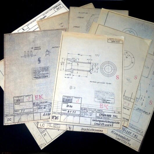 WW2 German Luftwaffe Baulplan - MESSERSCHMITT - WNF DIANA - 10 IN TOTAL - NICE!