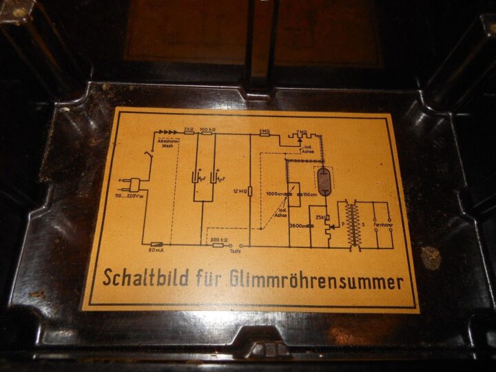 WW2 German Luftwaffe Glimmröhrensummer - MORSE KEY TESTING UNIT - VERY NICE! - Image 16