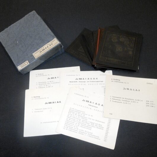 WW2 German Luftwaffe Lehrbild - AIRCRAFT TRAINING SLIDES - Ju88 C6 NIGHT FIGHTER