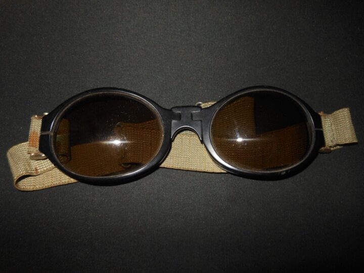 WW2 German Luftwaffe Nitsche u. Gunther - SPLINTER-PROOF GOGGLES - VET ESTATE! - Image 3