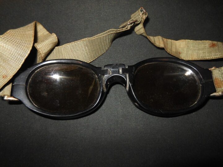 WW2 German Luftwaffe Nitsche u. Gunther - SPLINTER-PROOF GOGGLES - VET ESTATE! - Image 5