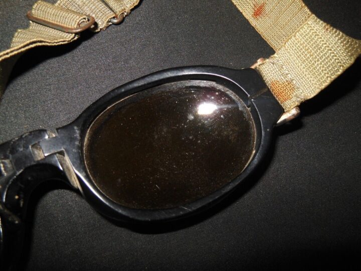 WW2 German Luftwaffe Nitsche u. Gunther - SPLINTER-PROOF GOGGLES - VET ESTATE! - Image 7