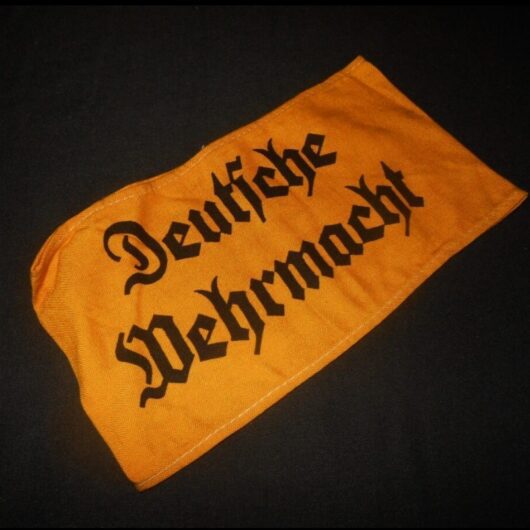 WW2 German Wehrmacht Deutsche Wehrmacht Armbinde – IDENTIFICATION ARMBAND - NICE