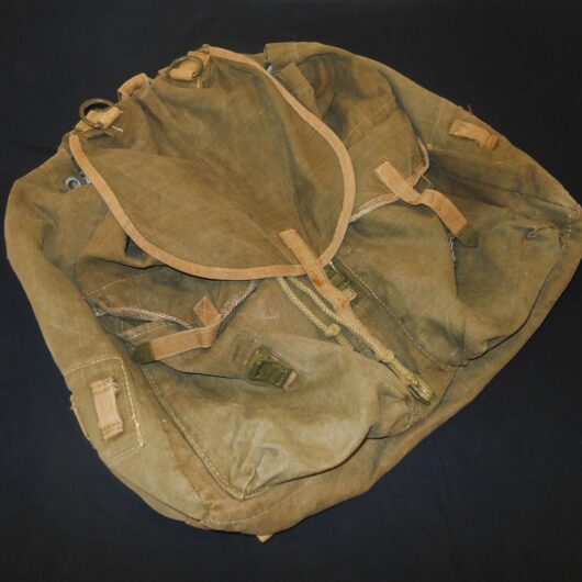 WW2 German Wehrmacht - TROPICAL CANVAS COMBAT RUCKSACK - NAMED - NICE!