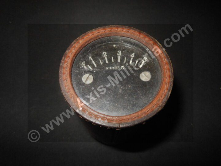 WW2 German Wehrmacht Temp-Anzeiger - FLAK & KWK CANNON TEMPERATURE GAUGE - RARE! - Image 5