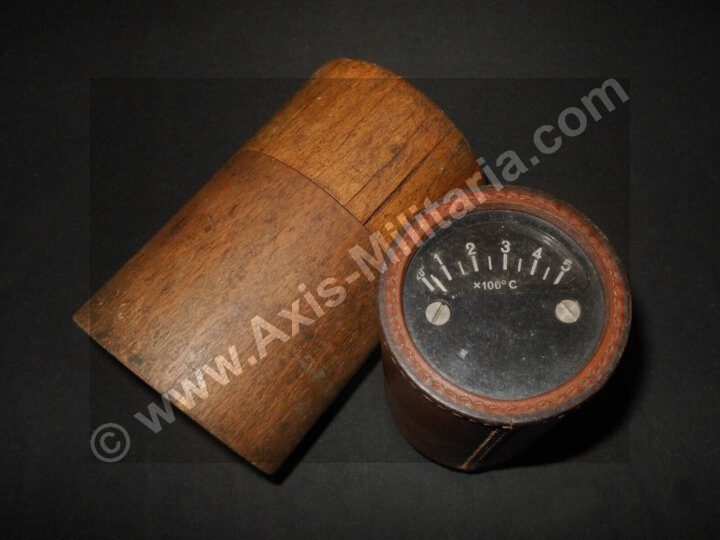 WW2 German Wehrmacht Temp-Anzeiger - FLAK & KWK CANNON TEMPERATURE GAUGE - RARE!