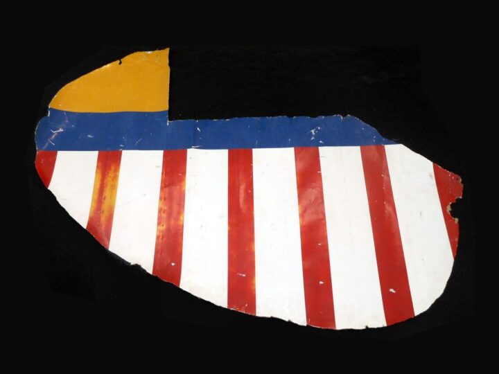 WW2 US Army Navy - BOEING PT-17 / N2S STEARMAN KAYDET RUDDER FABRIC - RARE! - Image 11