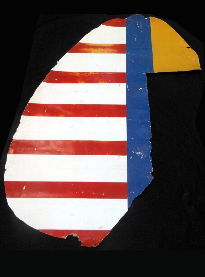 WW2 US Army Navy - BOEING PT-17 / N2S STEARMAN KAYDET RUDDER FABRIC - RARE! - Image 3