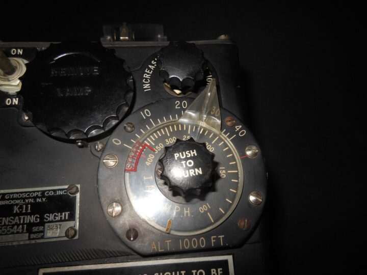 WW2 USAAF Aircraft - SPERRY K-11 COMPENSATING GUNSIGHT - B-17 B-24 - NICE! - Image 13