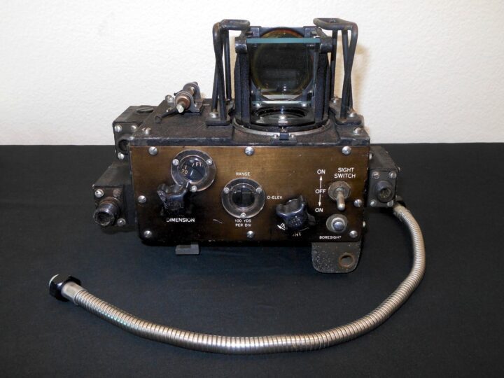 WW2 USAAF Aircraft - SPERRY K-9 UPPER TURRET GUNSIGHT - B-24 B-26 - VERY RARE! - Image 3