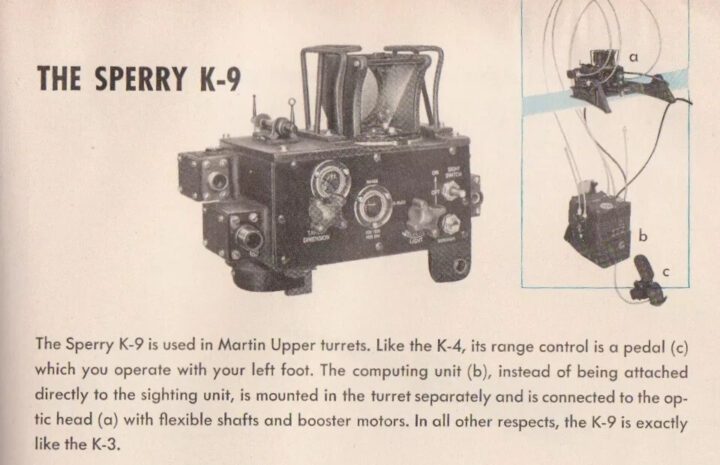 WW2 USAAF Aircraft - SPERRY K-9 UPPER TURRET GUNSIGHT - B-24 B-26 - VERY RARE! - Image 21