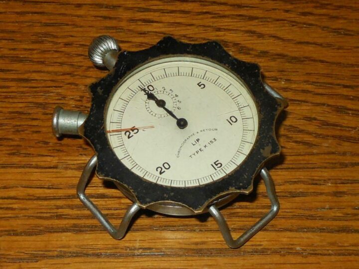 WWI / WW II German Rückläufer-Chronograph - COUNTDOWN BOMB TIMER #2 - VERY RARE!