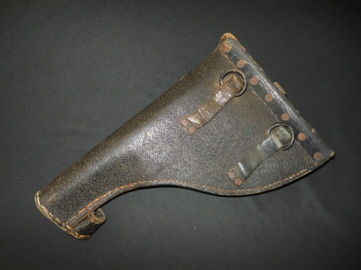 WW II German WH LW KM Leuchtpistolentaschen - SIGNAL FLARE HOLSTER #5 - RARE! - Image 5